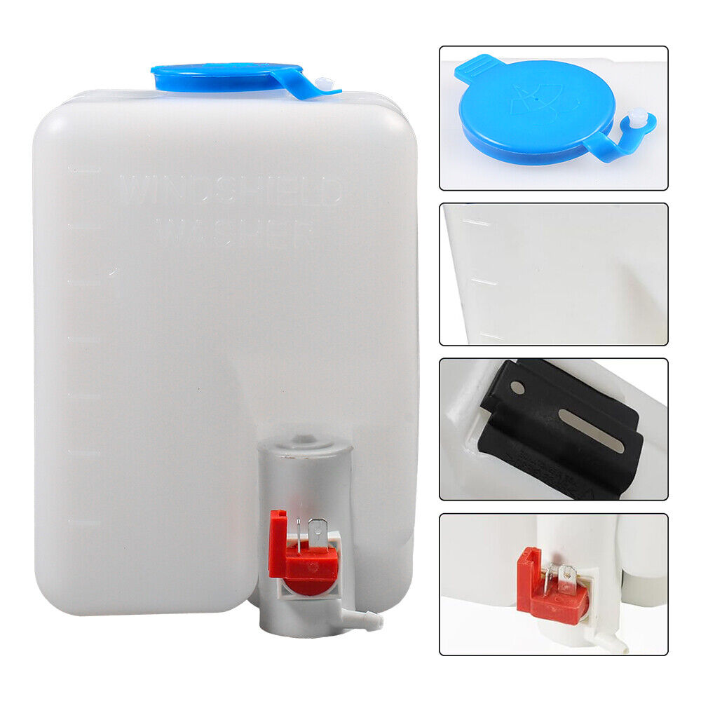 Main product image of 12V Windshield Washer Reservoir Kit, 1.5L, with Pump, Nozzles, Hose, Hardware