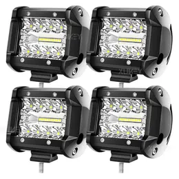 Product image of 4-Pack 10W Square 20-LED 12V 6500K Flood Beam Work Lights