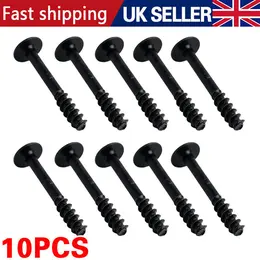 Product image of 10x Black Air Filter Box Lid Retaining Screws for VW Audi Seat