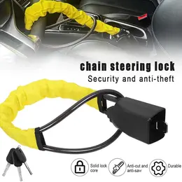 Product image of Heavy Duty Steering Wheel Anti-Theft Lock for Vehicle Security