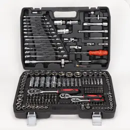 Product image of 216 Piece Ratchet, Socket, and Bit Tool Set with Case