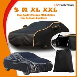 Product image of Universal 6-Layer Waterproof Car Cover, Cotton, All-Weather Protection, S M XL XXL
