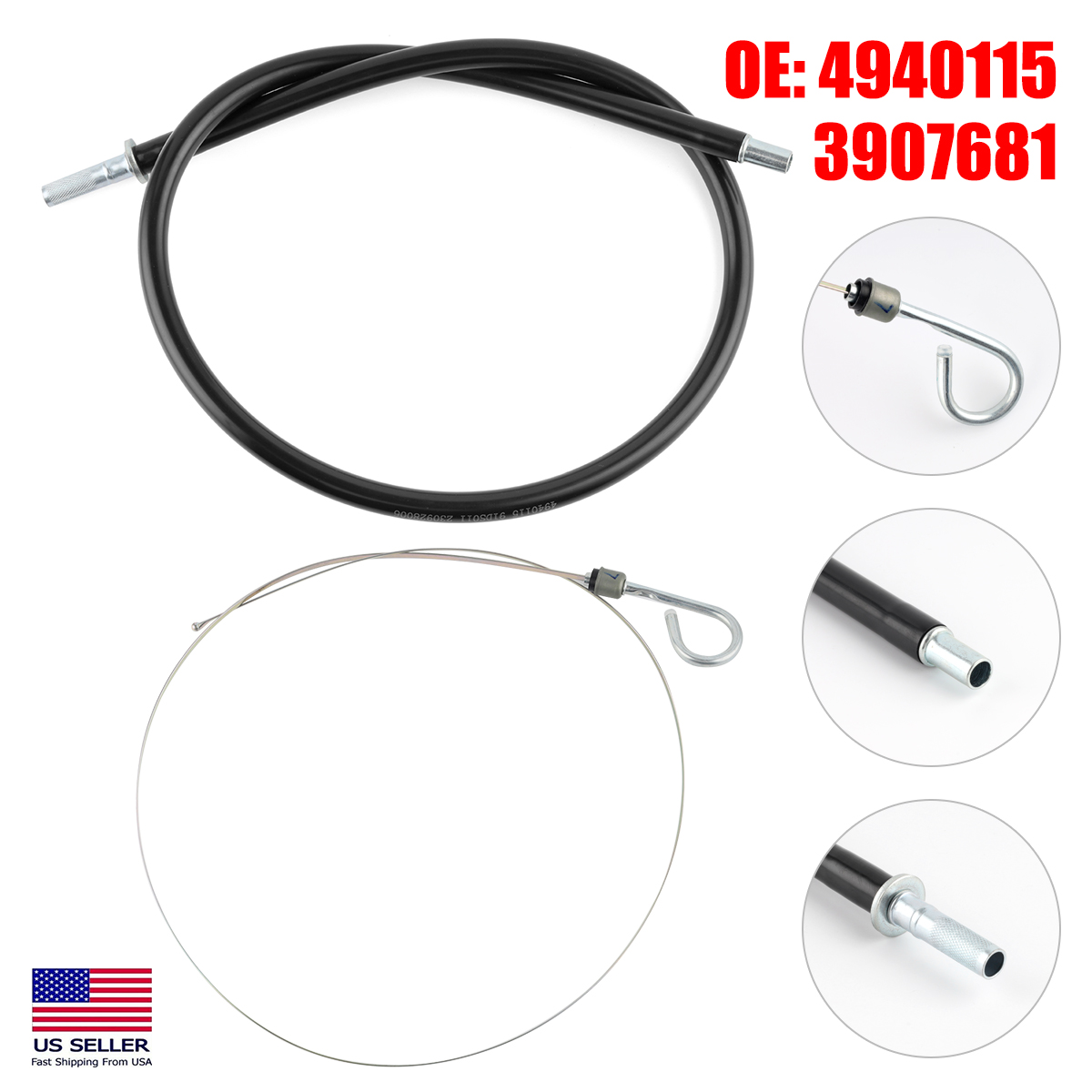 Main product image of Oil Dipstick for Dodge Ram 5.9L Cummins 4B/6B Engines, 1989-1998.5