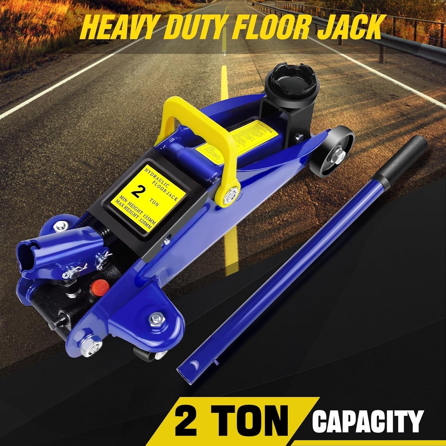 Main product image of 2 Ton Low Profile Hydraulic Floor Trolley Jack