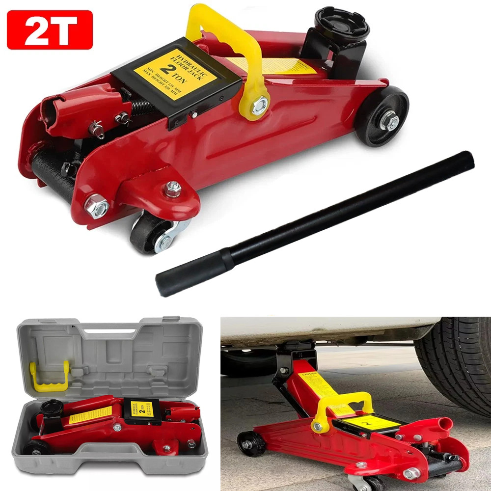 Main product image of 2 Ton Hydraulic Trolley Floor Jack with Plastic Carry Case