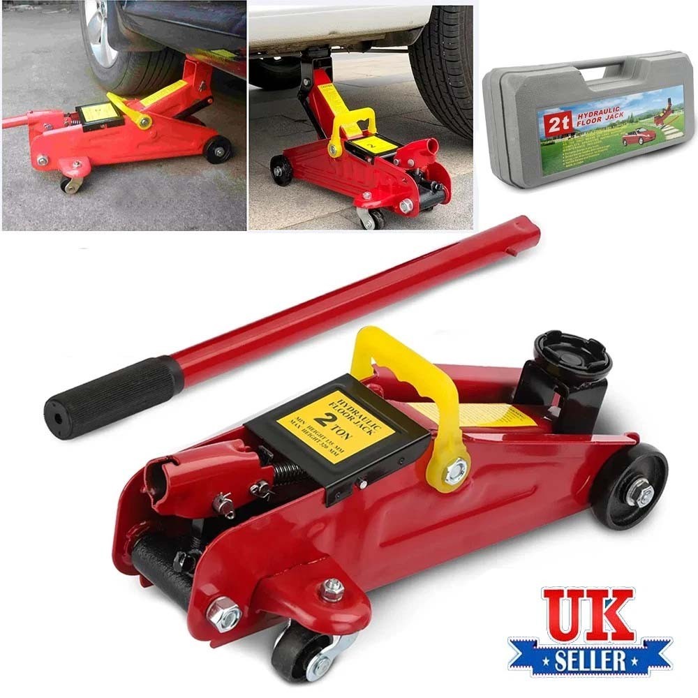 Main product image of 2 Ton Hydraulic Trolley Floor Jack with Plastic Carry Case