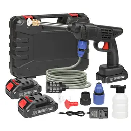 Product image of Cordless Portable Pressure Washer, Variable Pressure, 2x 1.5Ah Batteries, 5m Hose
