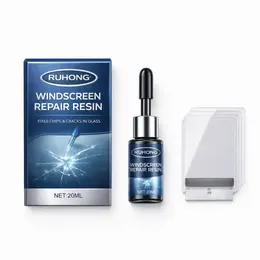 Product image of Automotive Windshield Glass Crack Repair Liquid, 20 ml Bottle