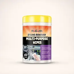 Product image of HOMONTH Automotive Interior Cleaning Wipes, 40 Pieces per Bottle