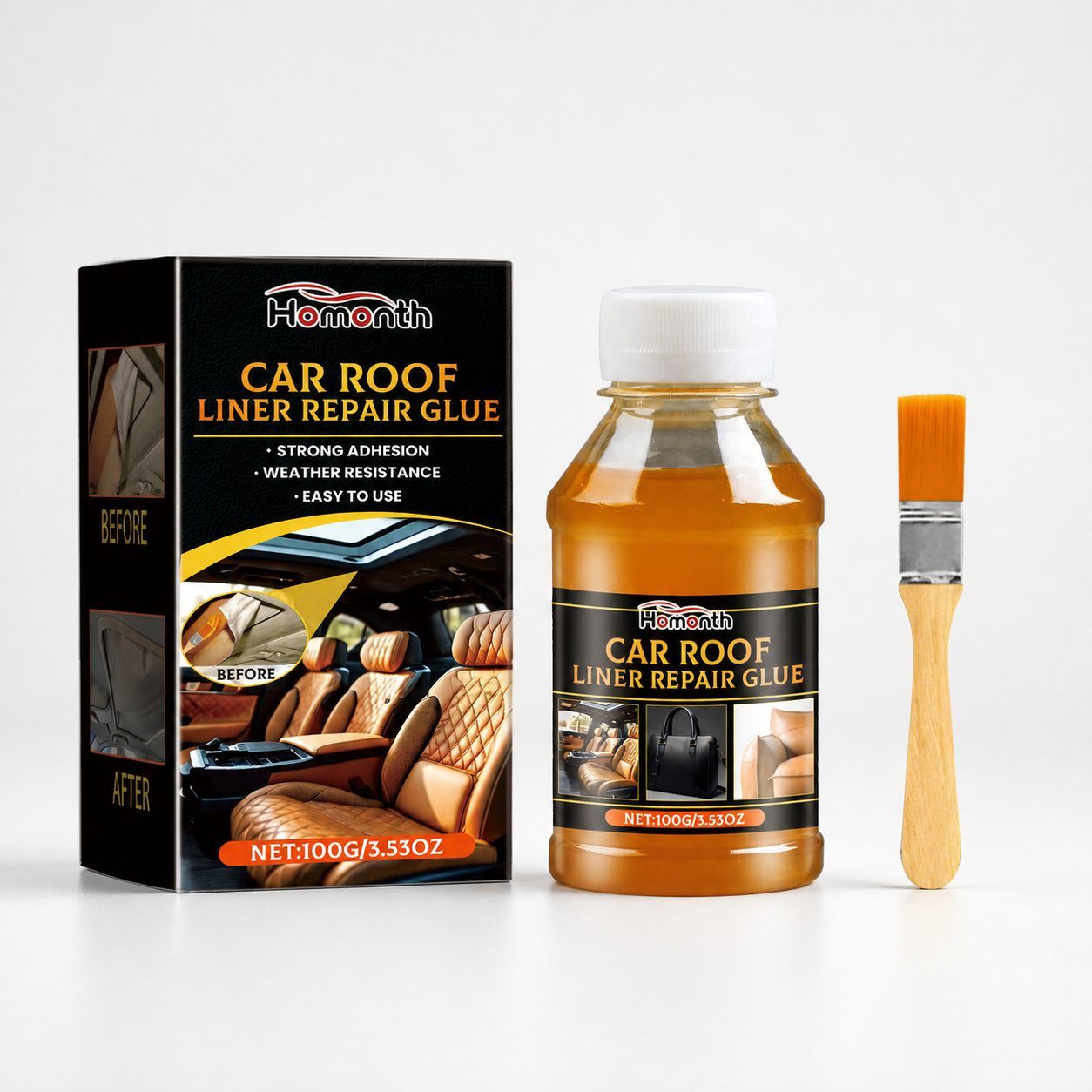 Main product image of HOMONTH Automotive Headliner Repair Adhesive Kit, 100 g