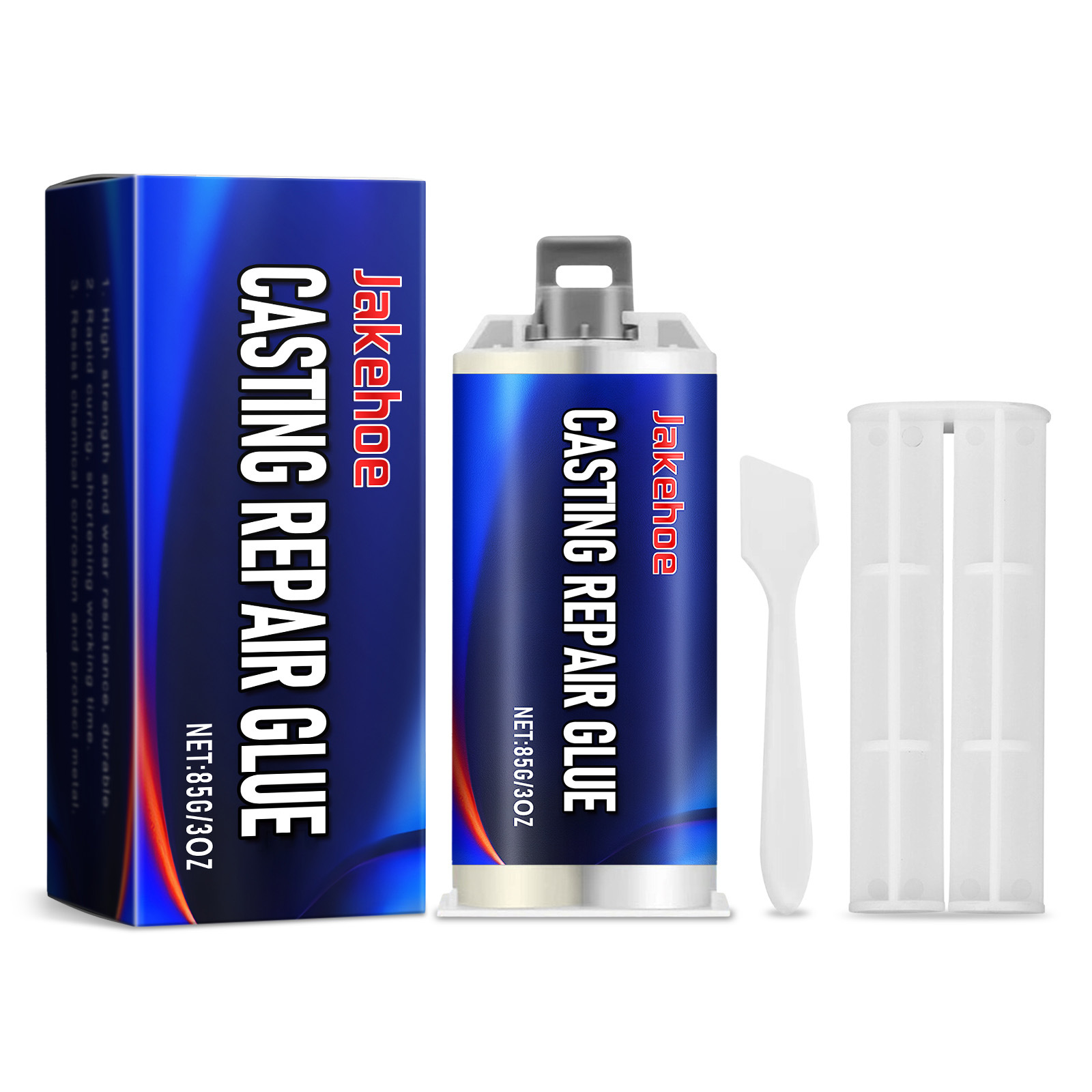 Main product image of Jakehoe Industrial Grade AB Casting Repair Glue for Metal Leaks