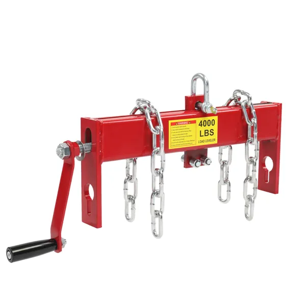Main product image of Steel 2 Ton (4000 lb) Engine Hoist with Load Leveler and 2 Chains