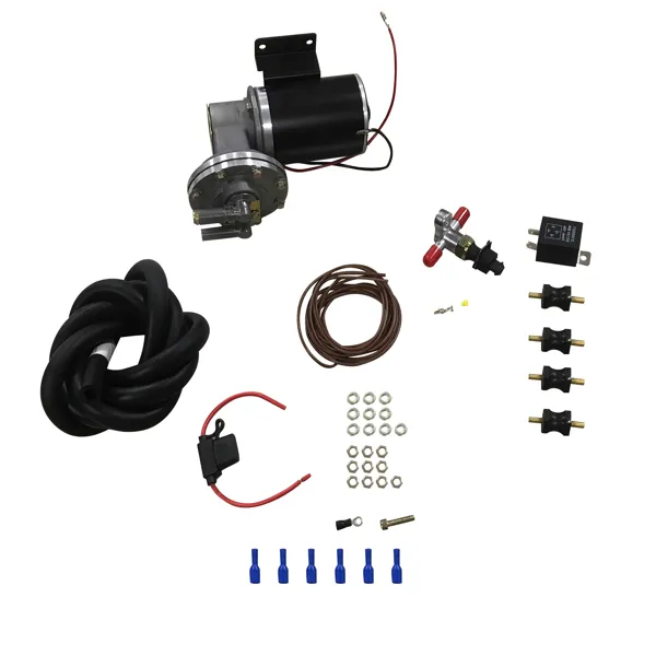 Main product image of 12V Electric Vacuum Pump Kit with Mounting Hardware for Brake Booster, 18-22