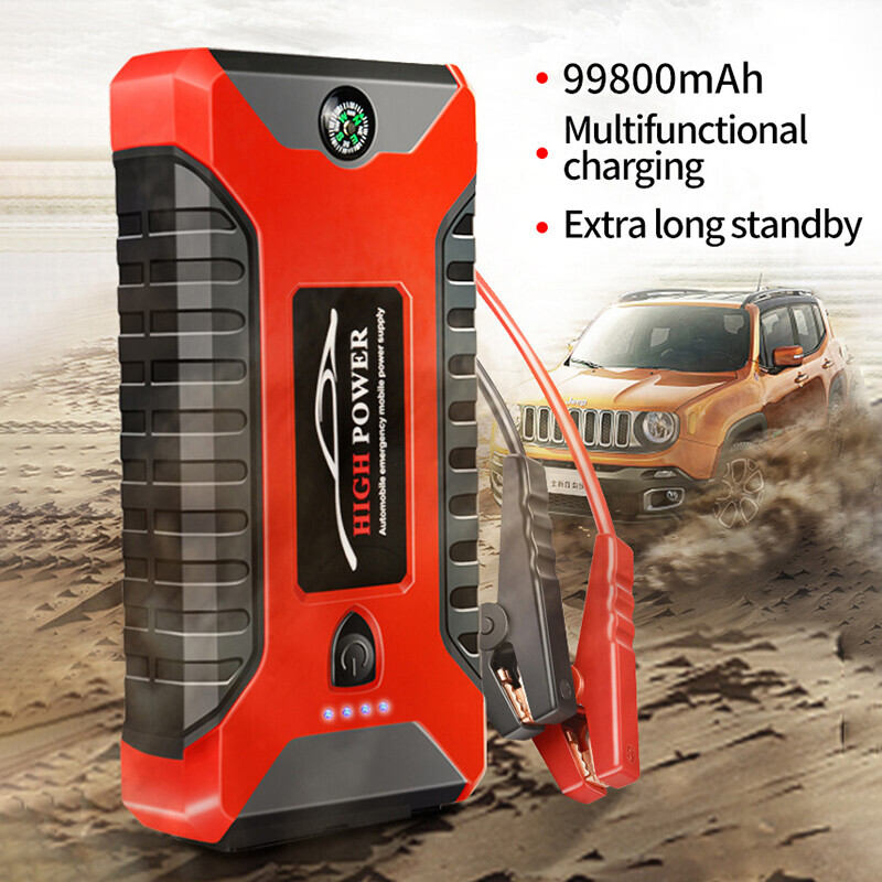 Main product image of 12V 99800mAh Car Jump Starter, Battery Charger, Power Bank