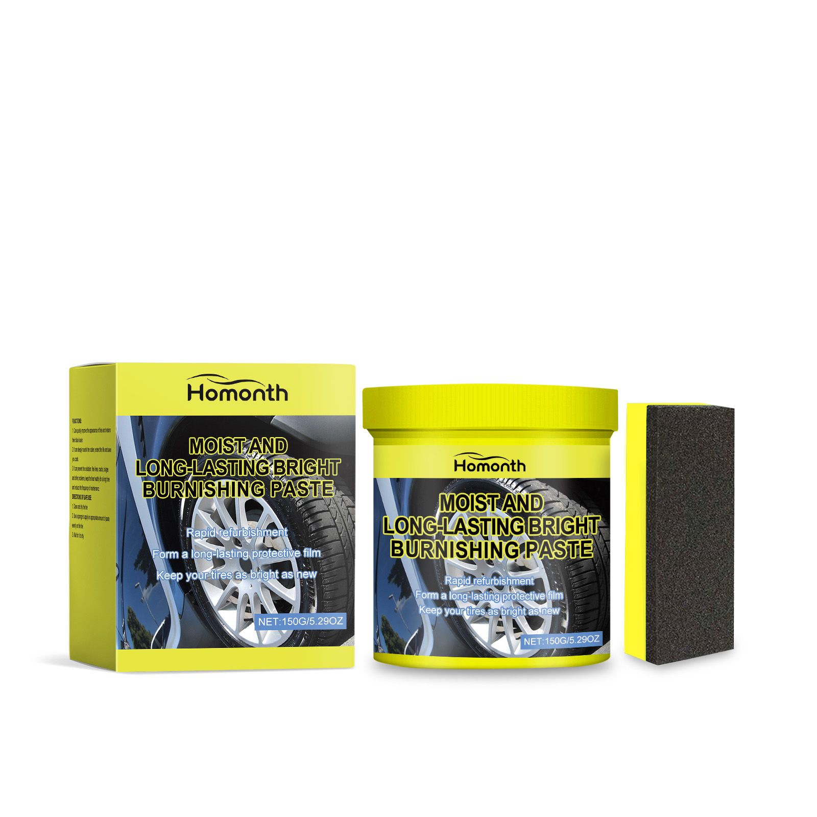 Main product image of HOMONTH Automotive Tire Care Paste, 1 Kit