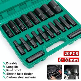 Product image of 20-piece Metric Deep Impact Socket Set, 8-32mm Sizes