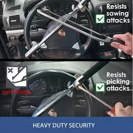 Product image of Universal Car Steering Wheel Anti-Theft Lock Clamp