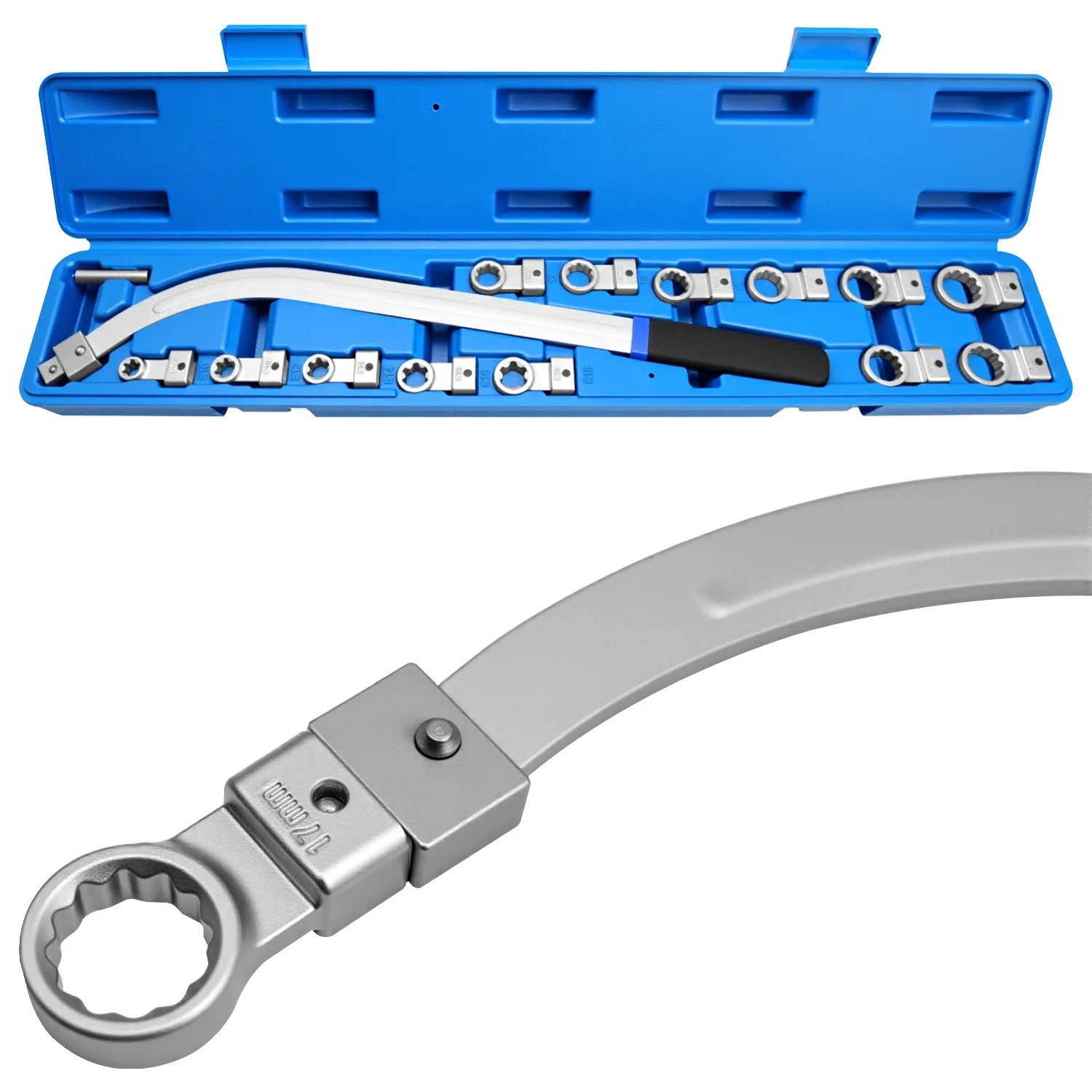 Main product image of 15-piece Universal Auxiliary Idler Belt Tensioner Pulley Removal Tool Kit