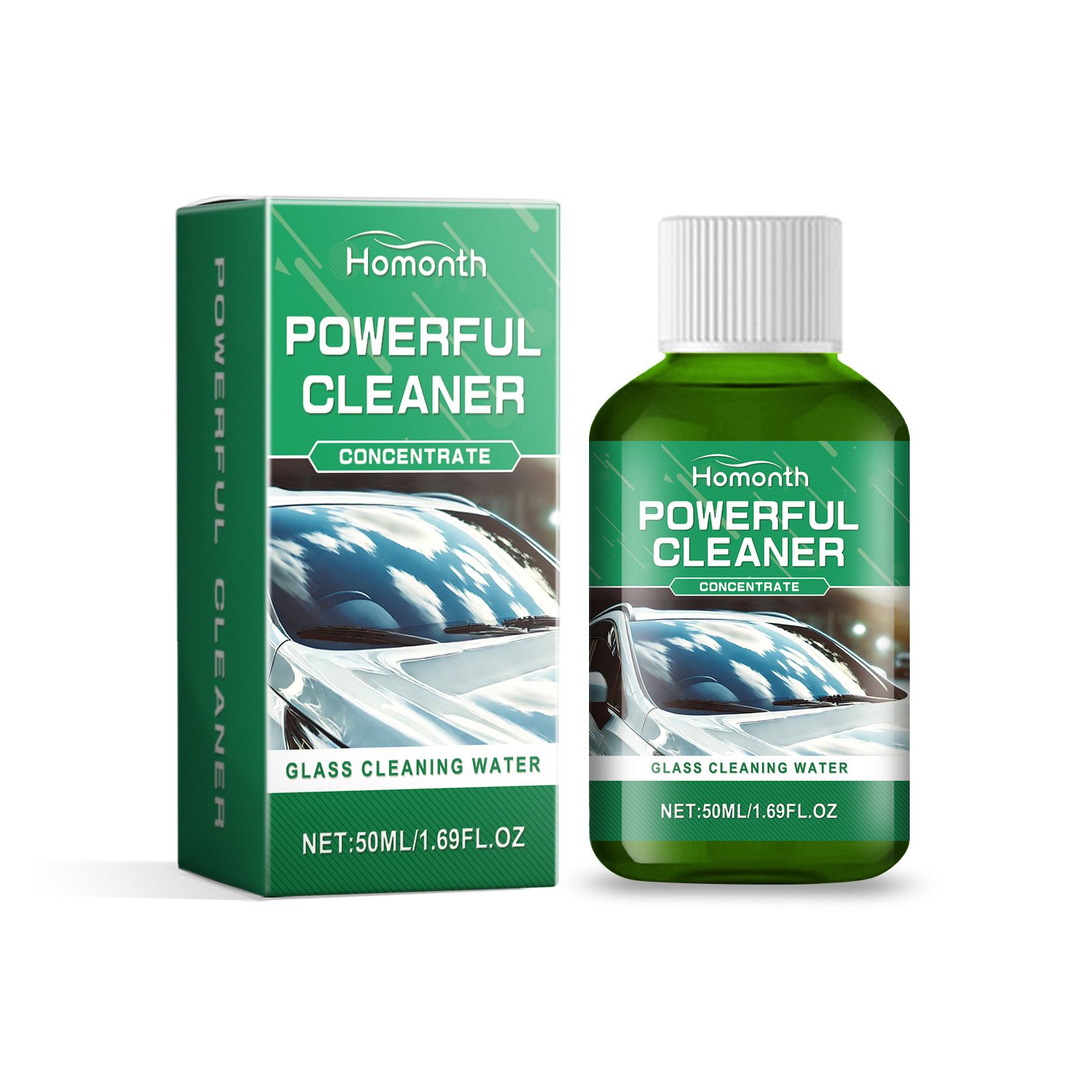 Main product image of HOMONTH Automotive Windshield Glass Film Cleaner, 50 ml Bottle