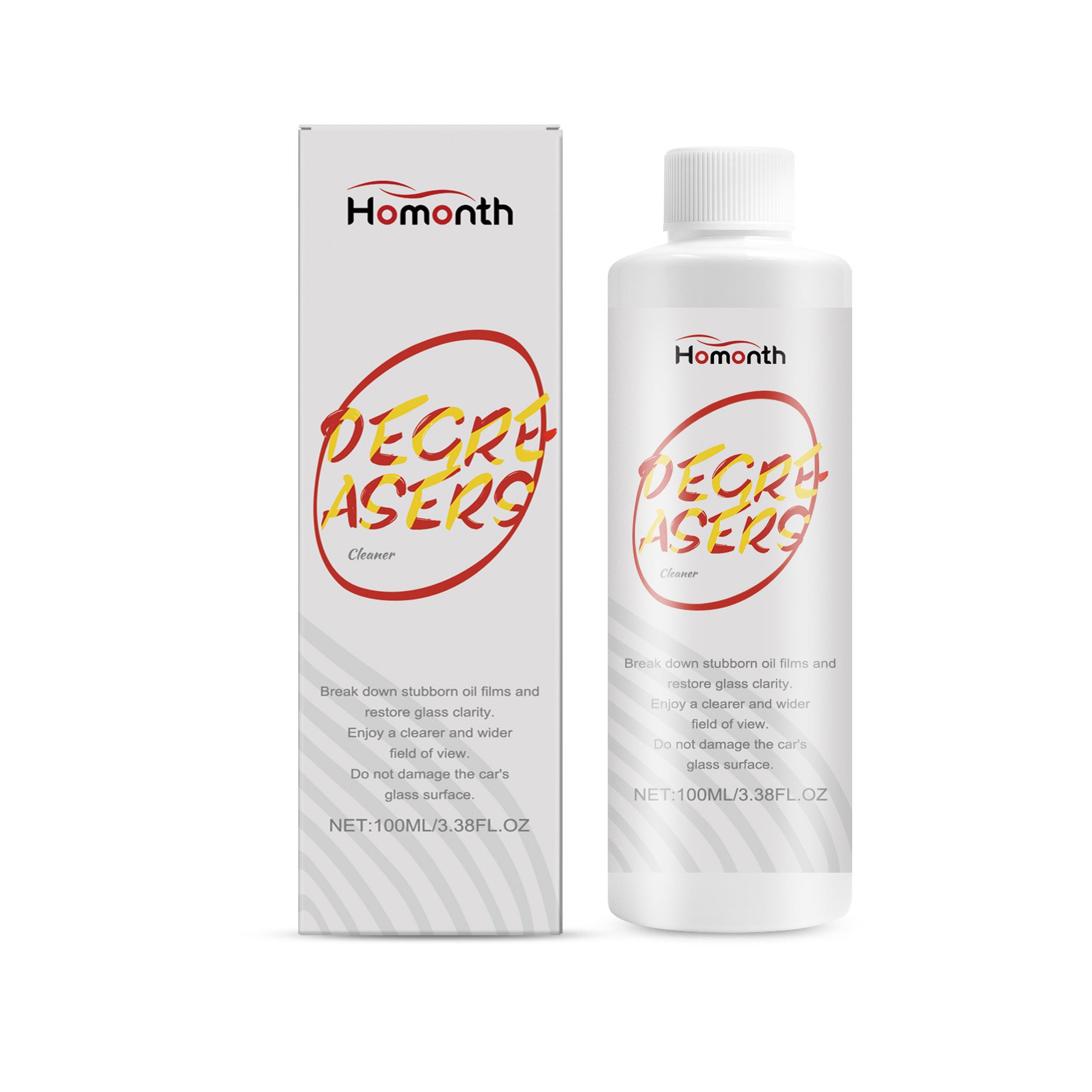Main product image of HOMONTH Automotive Glass Film Cleaner, 100 ml Bottle
