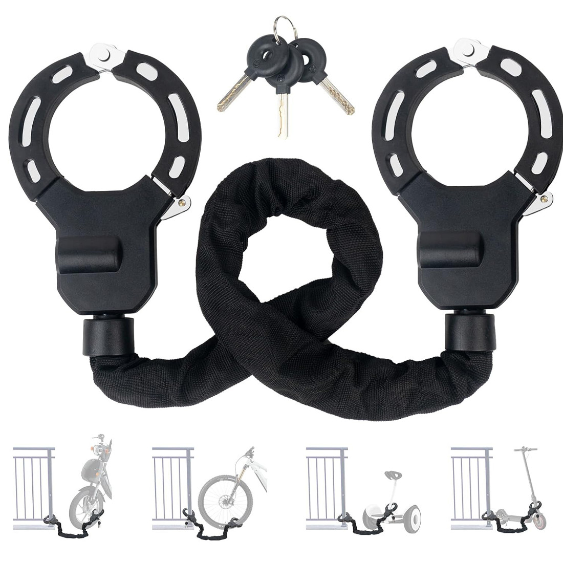 Main product image of Motorcycle and E-Scooter Handcuff Style Security Lock