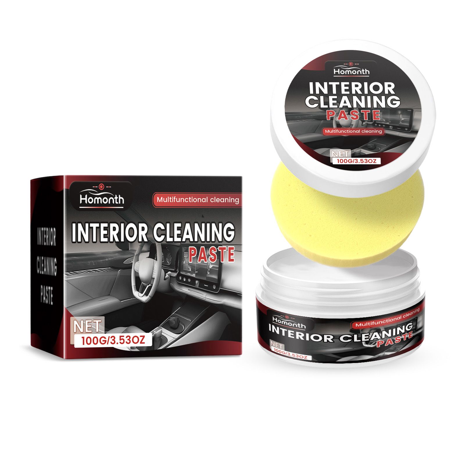 Main product image of HOMONTH Automotive Interior Cleaning Paste Kit