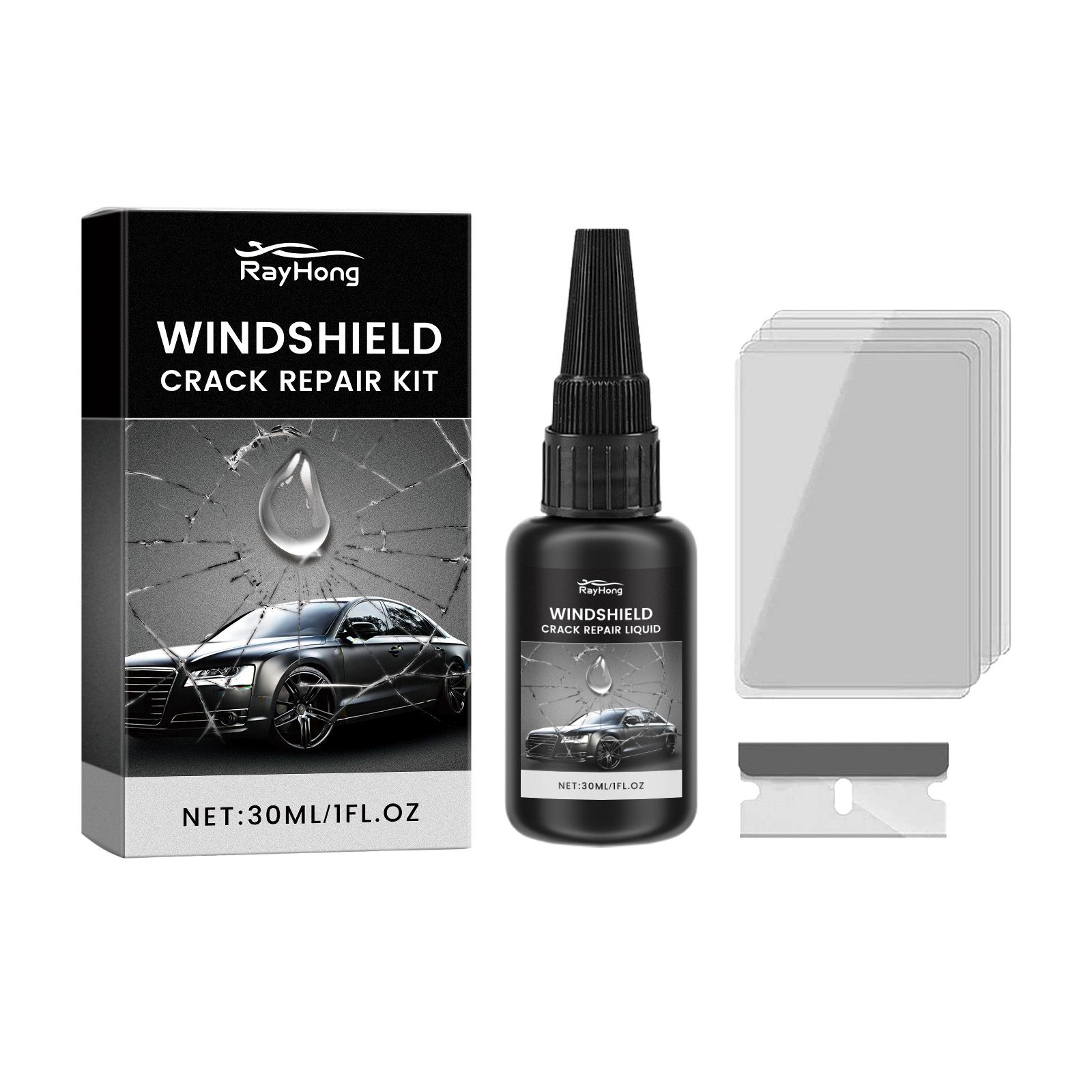 Main product image of RAYHONG Windshield Repair Adhesive Kit, 1 Kit