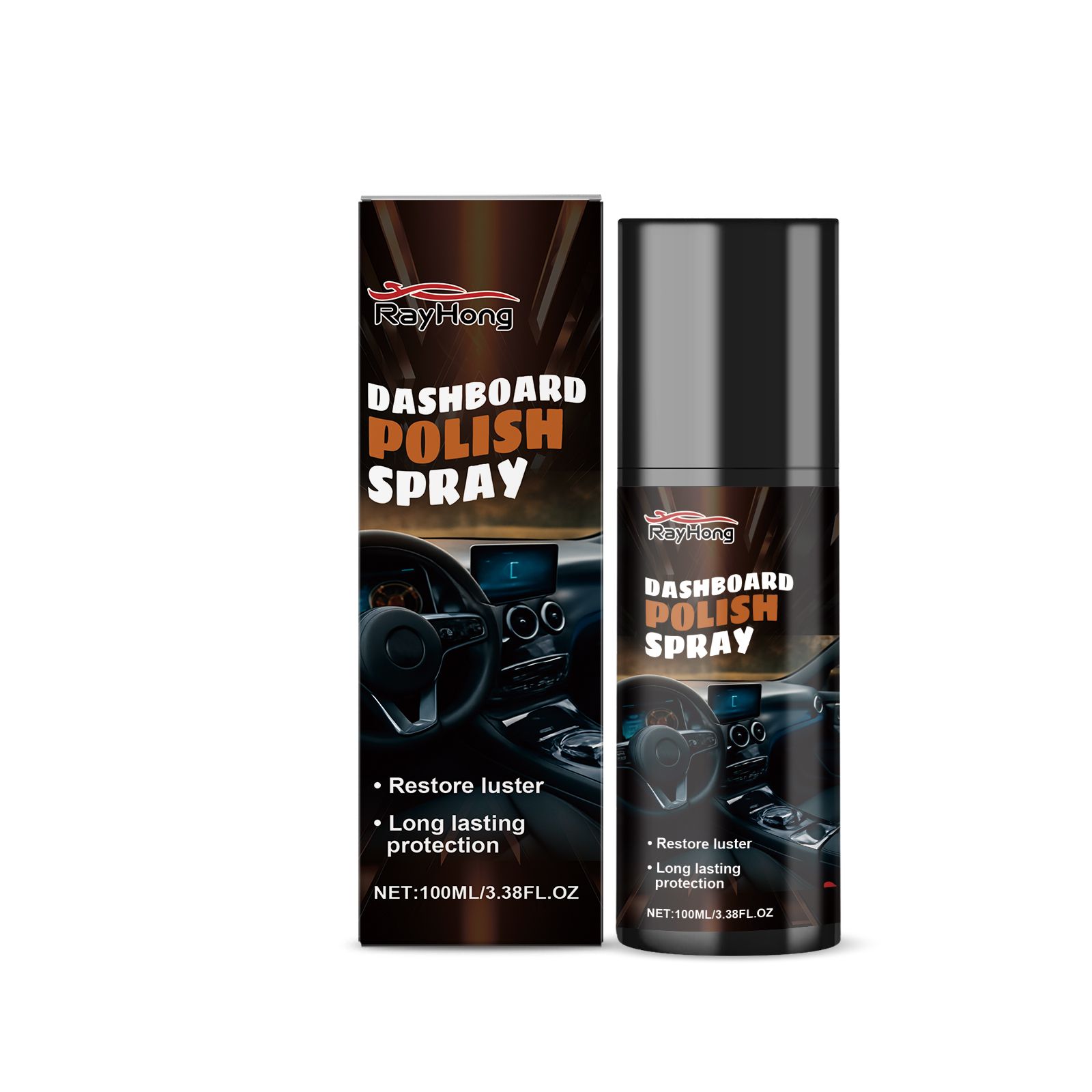 Main product image of RAYHONG Automotive Interior Shine Spray, 100 ml Bottle