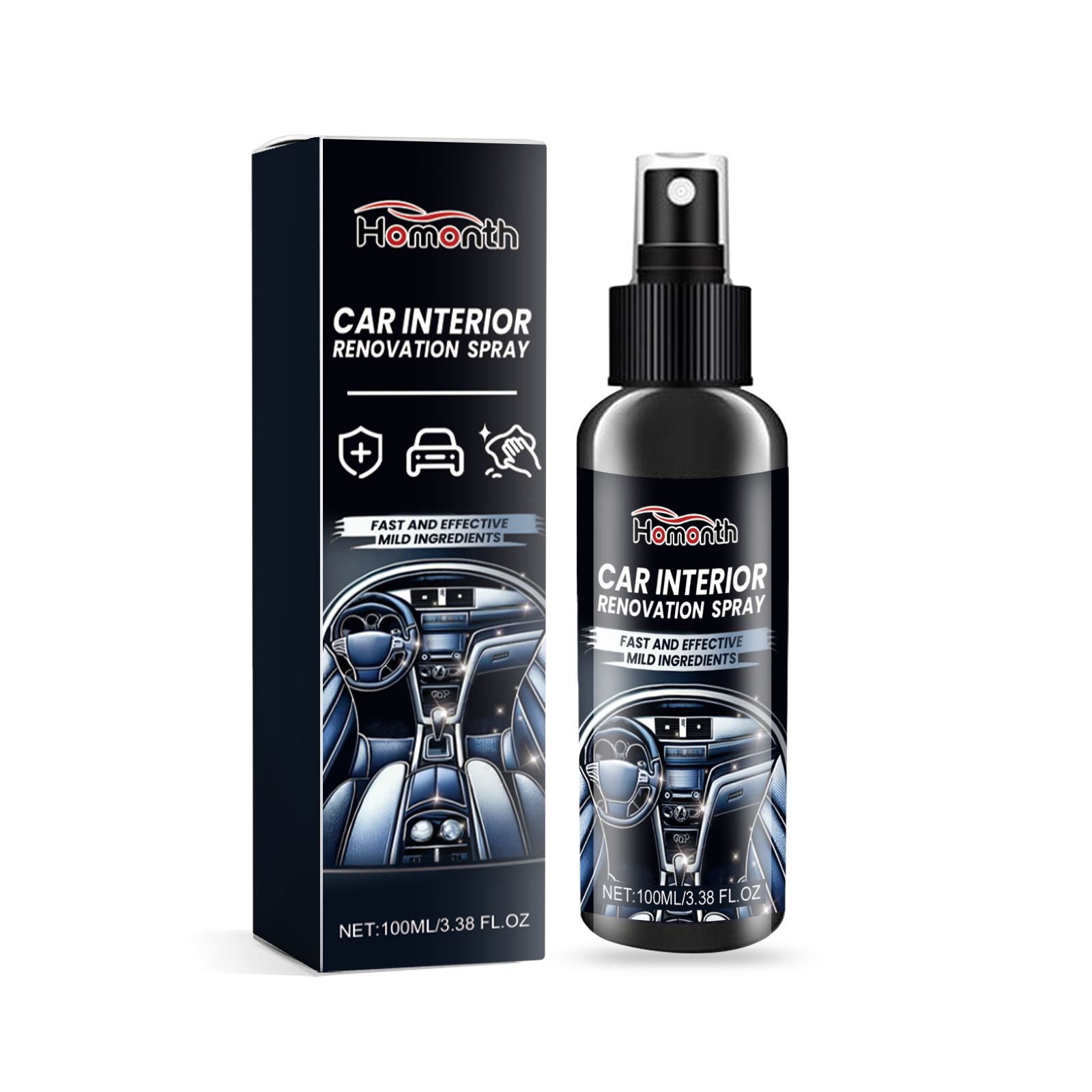 Main product image of HOMONTH Automotive Interior Color Care Spray, 100 ml Bottle