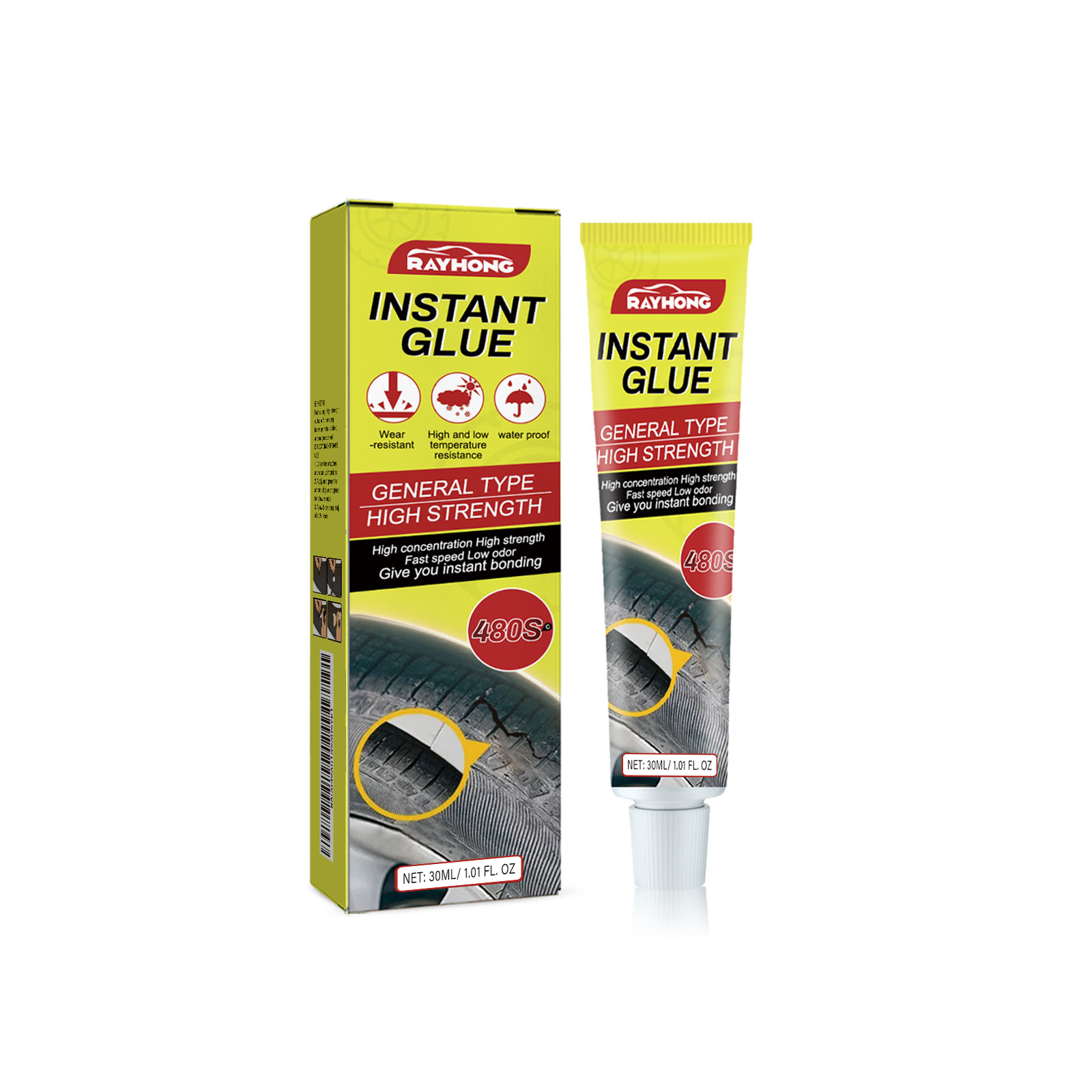 Main product image of Tire Plug Adhesive for Puncture Repair and Air Sealing