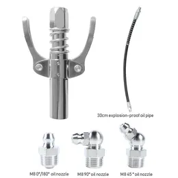 Product image of Grease Gun Coupler, Quick Release Locking, with Hose, 1/8 in. NPT