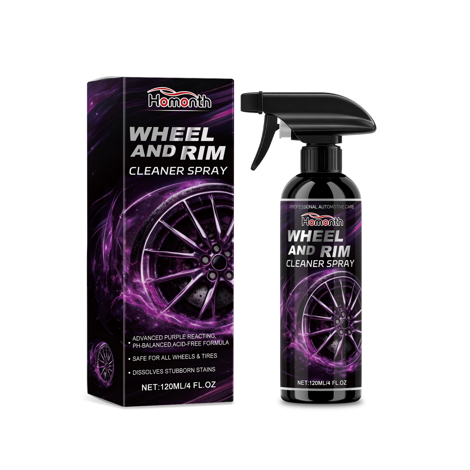 Main product image of Automotive Wheel and Rim Cleaning Spray, Decontamination Formula