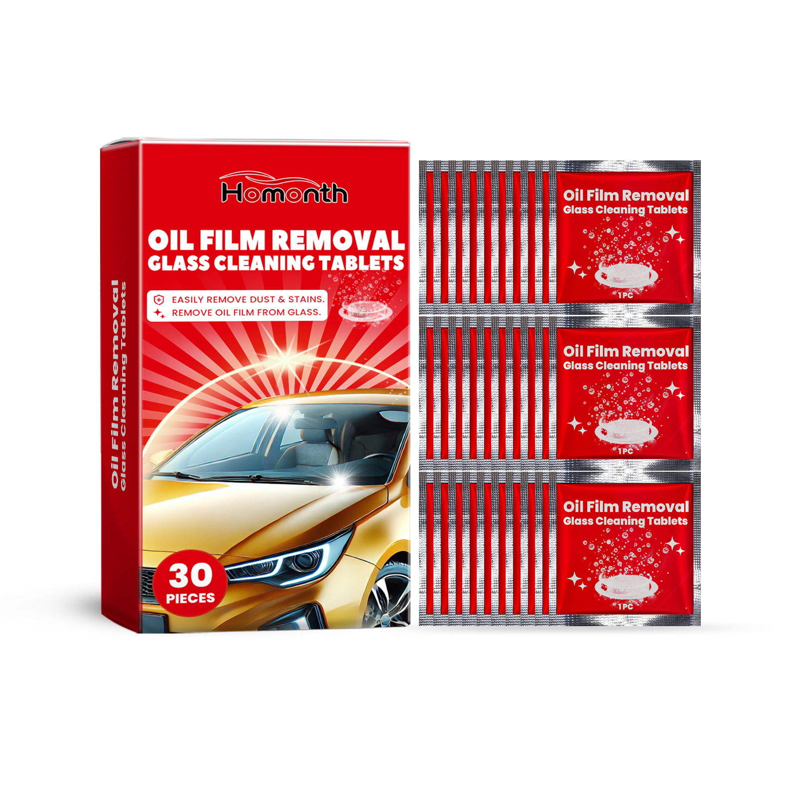 Main product image of Windshield Washer Tablets, Anti-Fog, Rain Repellent