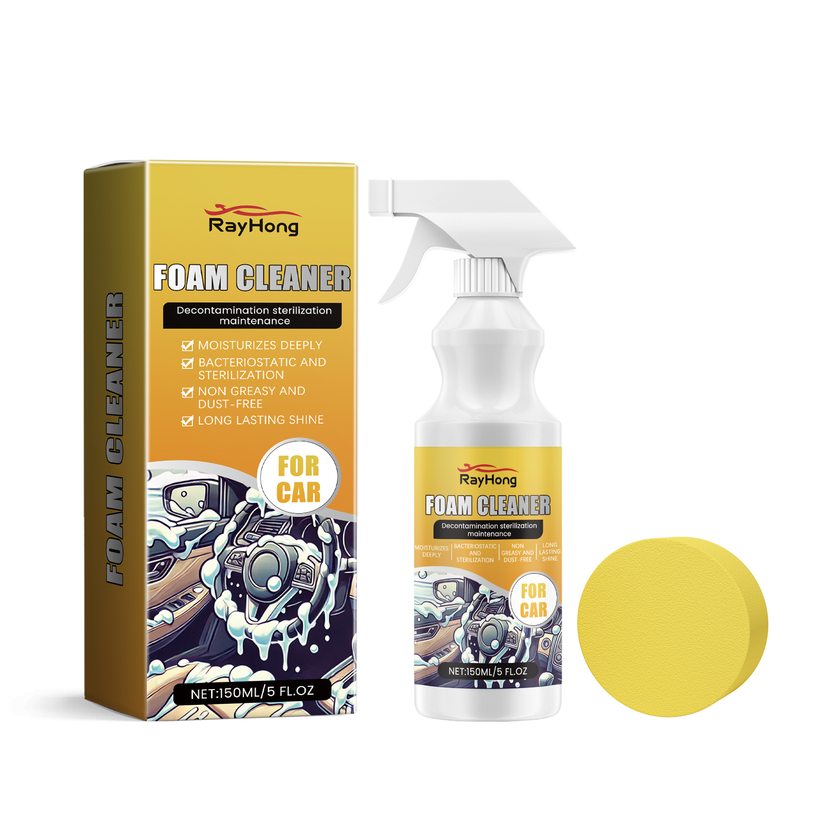 Main product image of Multi-Purpose Foam Cleaner for Auto and Home Interiors