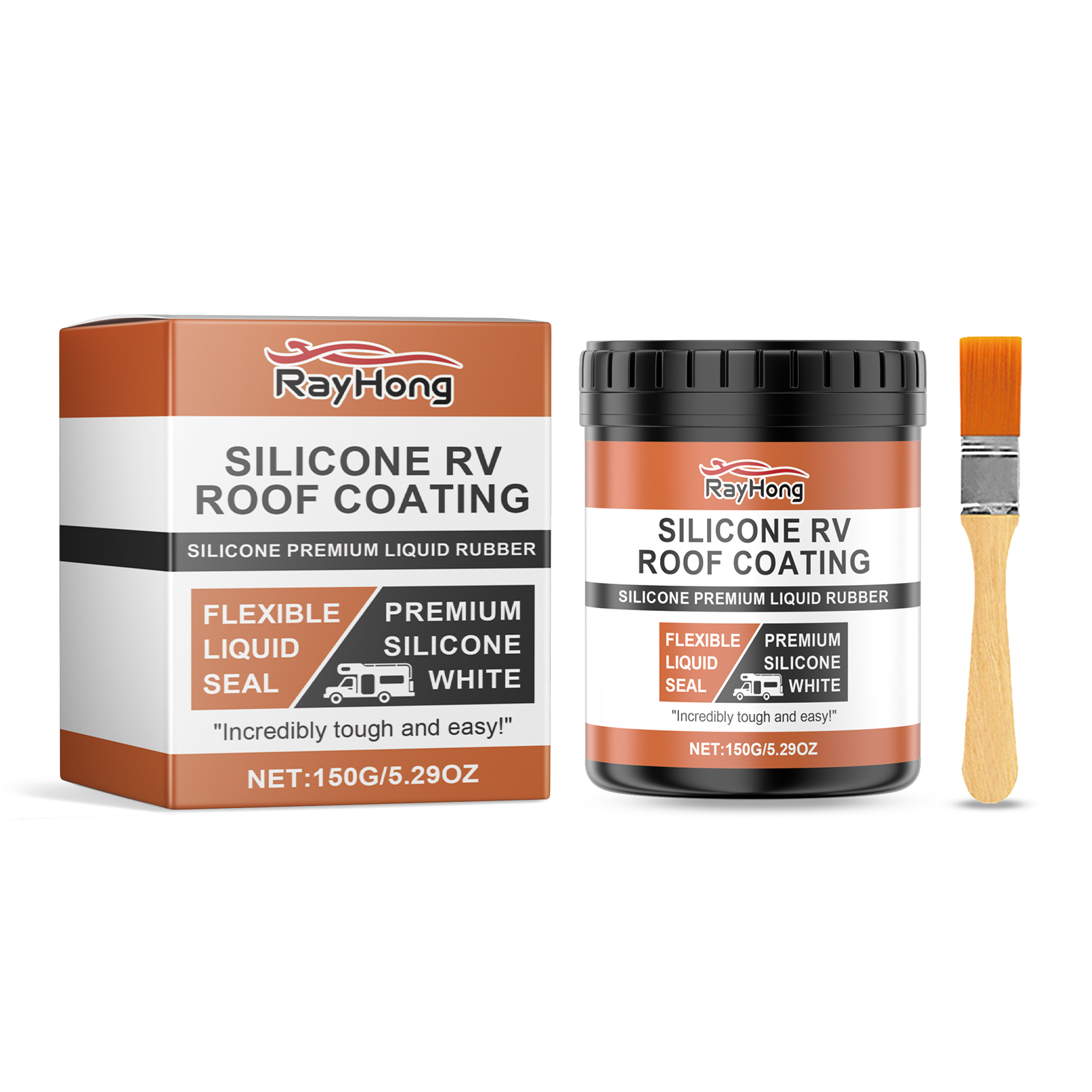 Main product image of Silicone RV Roof Coating, Leak Sealant for Camper Tops & Wood