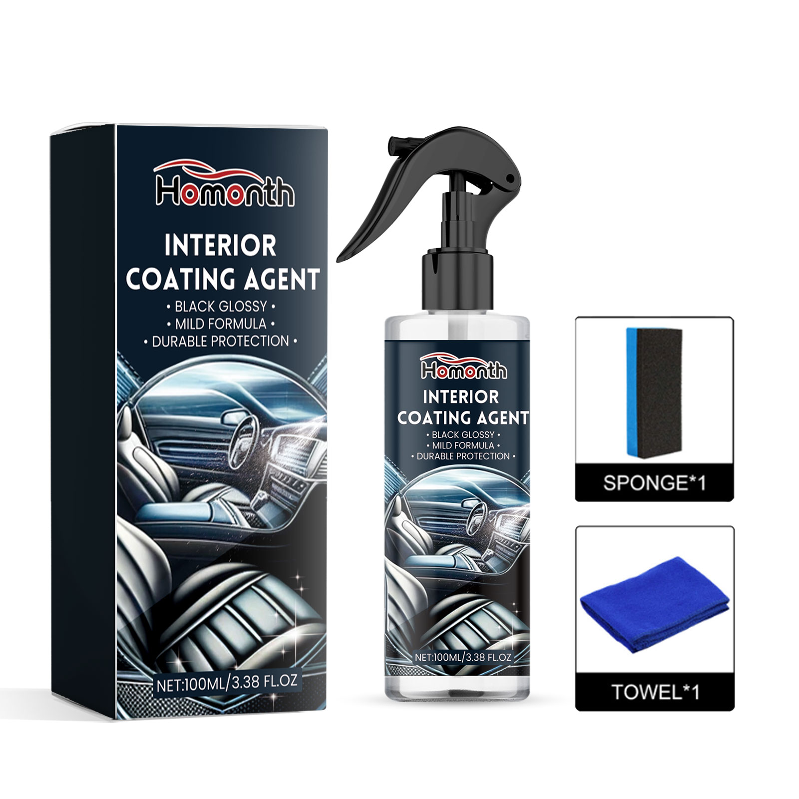 Main product image of Interior Cleaner & Restorer, Dashboard, Seat, Leather Surfaces