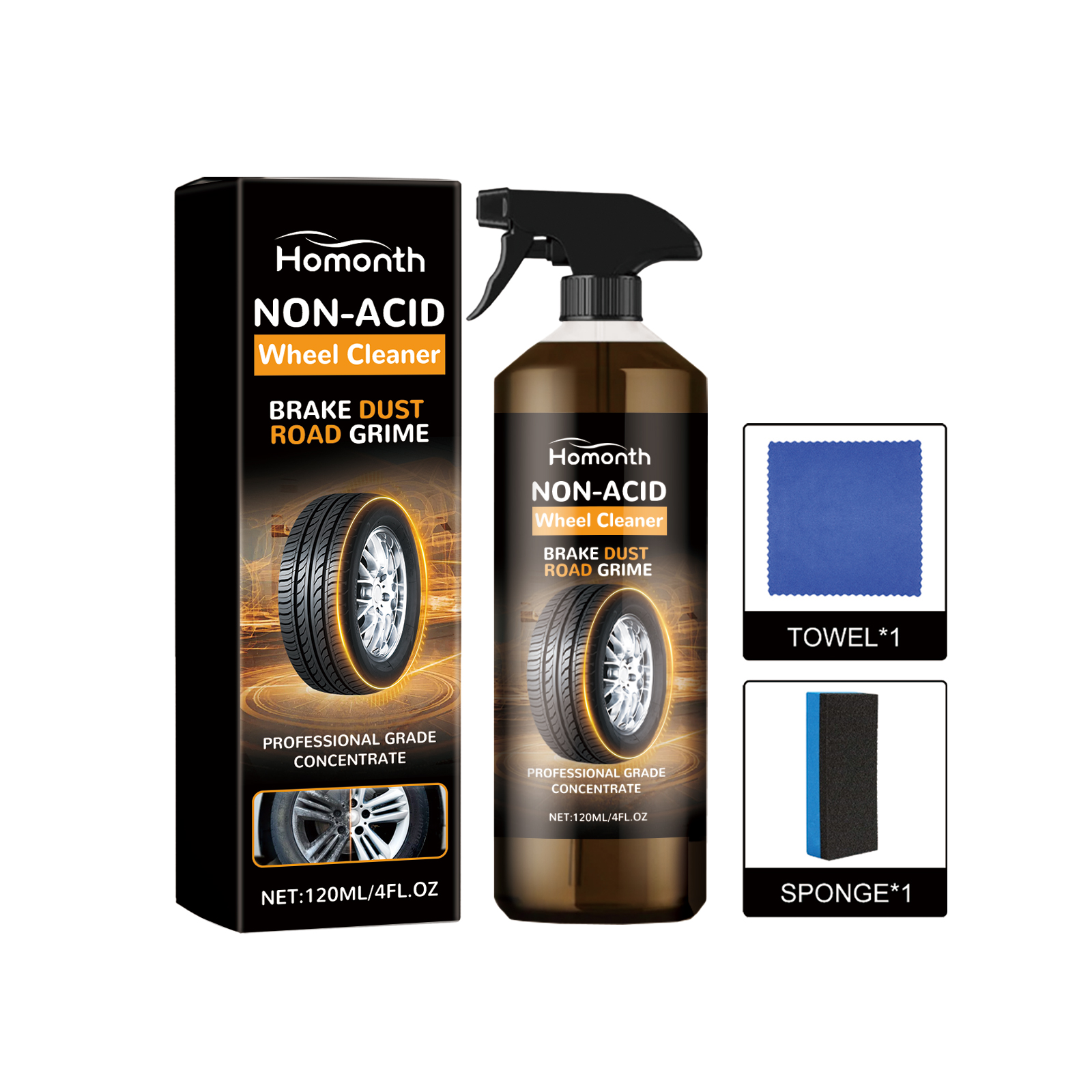 Main product image of Automotive Wheel and Tire Cleaning and Polishing Kit