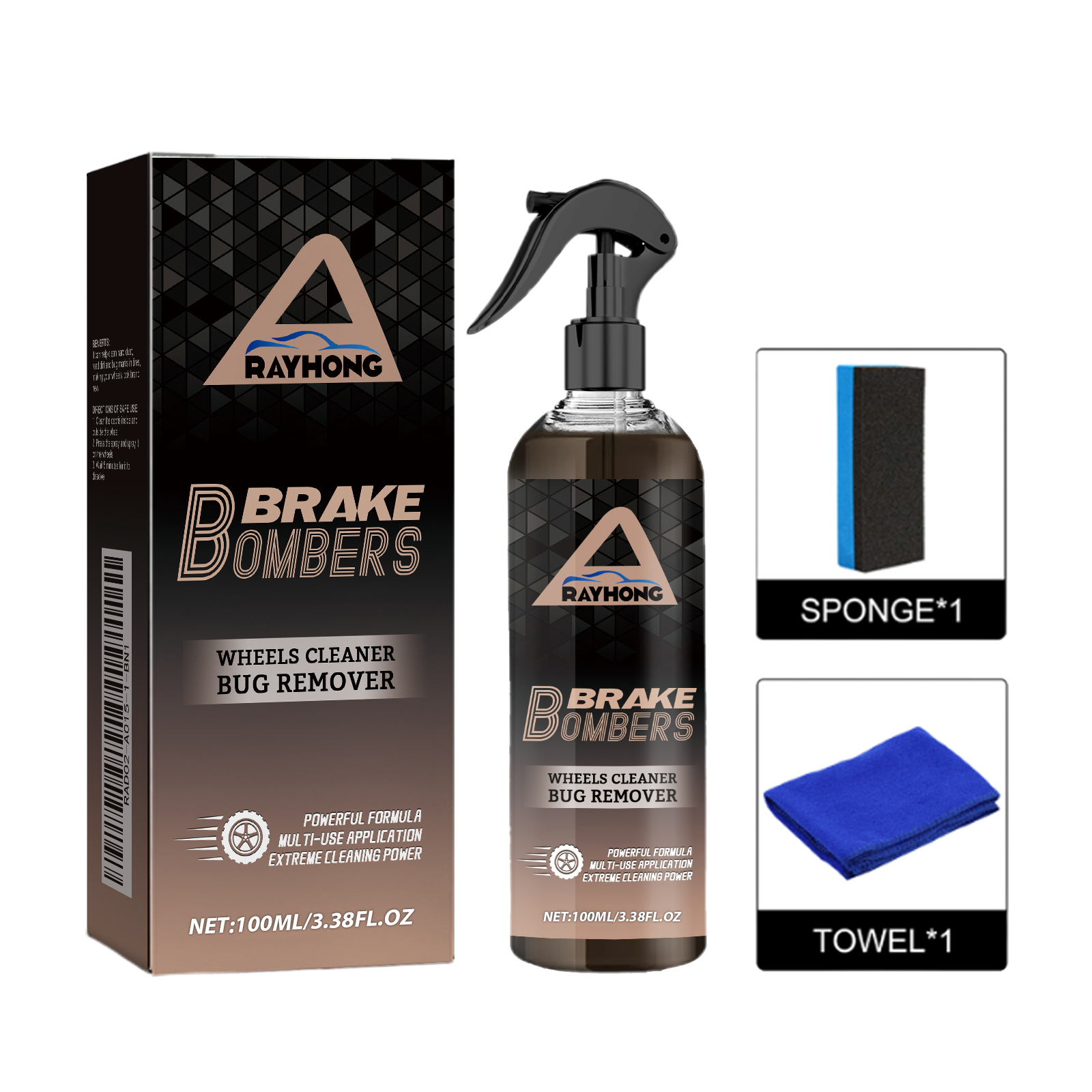 Main product image of Brake Cleaner, Disc Rust Polish, and Wheel Noise Repair