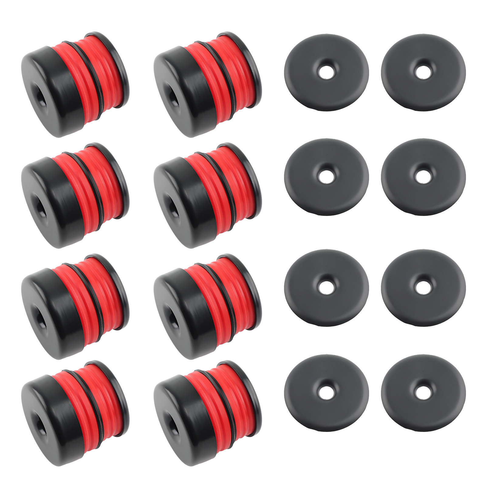 Main product image of 8x Silicone Body Mount Bushings Kit for Ford F250 Super Duty 2008-2016