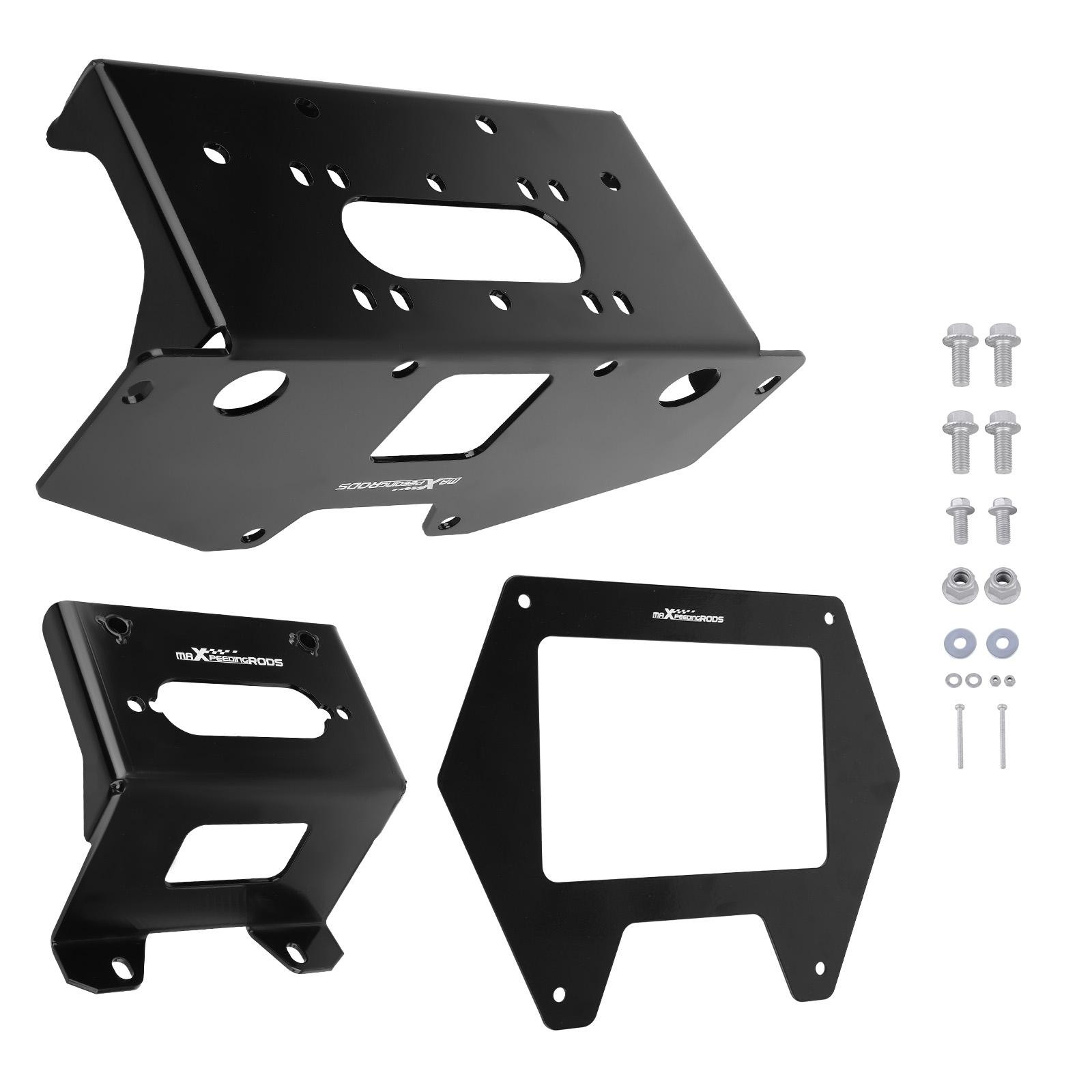 Main product image of Steel UTV Winch Mounting Bracket for 2020-25 Polaris RZR PRO XP/XP 4