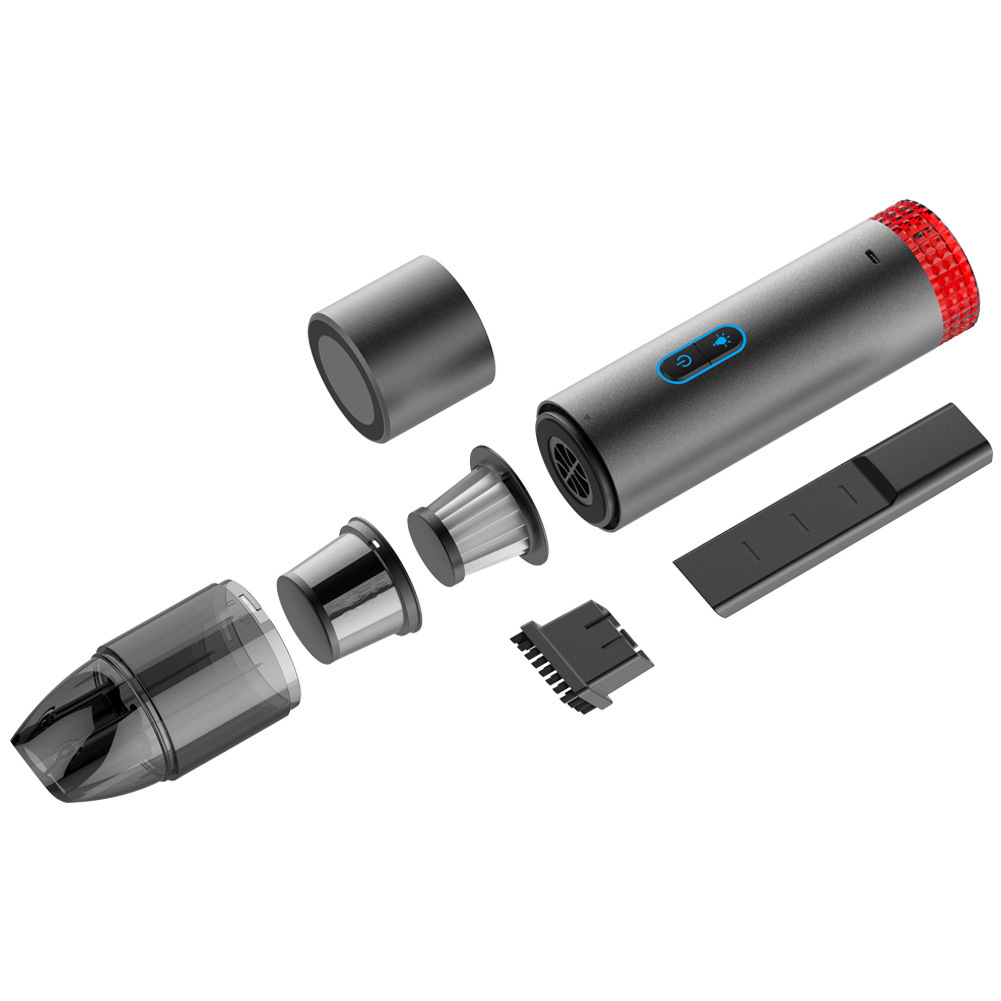Main product image of V6 Portable Wireless Car Vacuum Cleaner with Integrated LED Flashlight