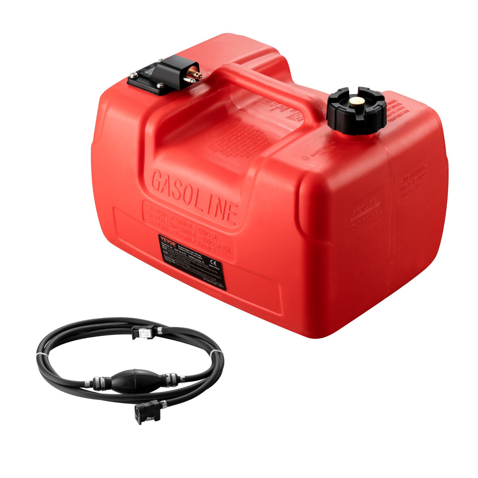 Main product image of 3.17-Gallon 12-L Marine Outboard Fuel Transfer Tank with 9.8ft Hose and Gauge