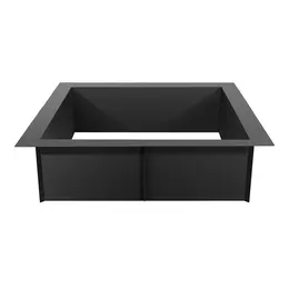 Product image of Square Fire Pit Ring, 36x36 In Outer, 30x30 In Inner, 10 In Height, Carbon Steel