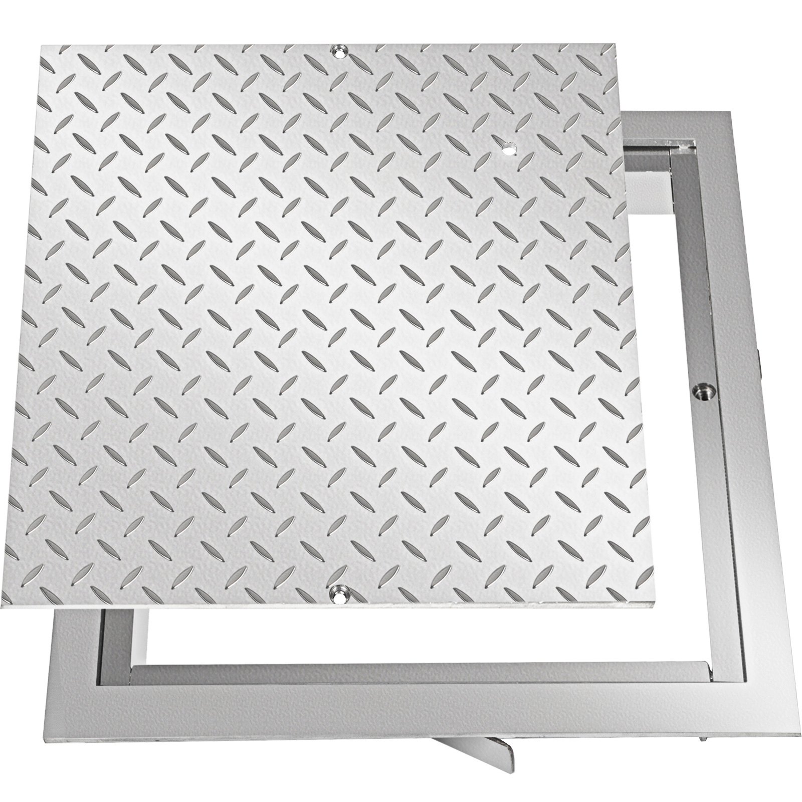 Main product image of Galvanized Steel Recessed Manhole Cover, 50x50 cm Clear, 57x57 cm Overall, Sealed