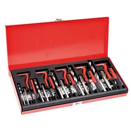 Product image of Helicoil Thread Repair Kit, 166-Piece Metric M5-M12 HSS Drill & Rethreading Tool Set
