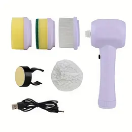 Product image of Portable Electric Cleaning Brush for Versatile Cleaning Tasks, Purple