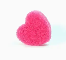 Product image of Cleaning Sponge, Red, Heart-Shaped, 1 Piece