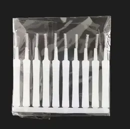 Product image of Shower Hole Cleaning Brushes, White ABS, 10-Pack