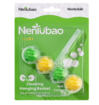 Main product image of Toilet Cleaning Hanging Basket, Yellow-Green, 50g