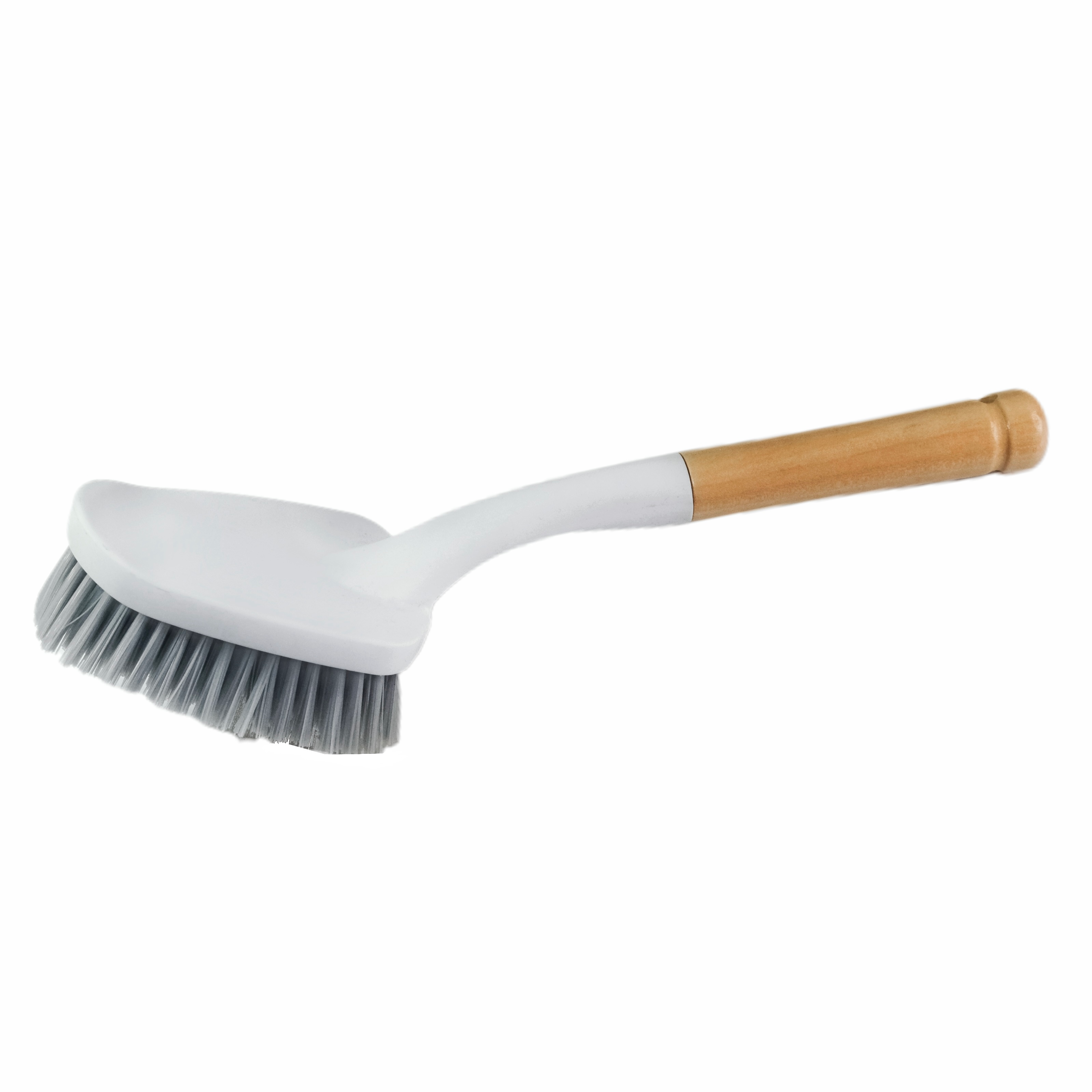 Main product image of Long Handle Cleaning Brush, White, Lotus Tree Wood & PP